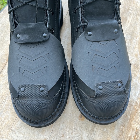 WORX BY RED WINGS MENS SAFETY WORK BOOT STEEL TOE SIZE 12 BLACK - Picture 4 of 11